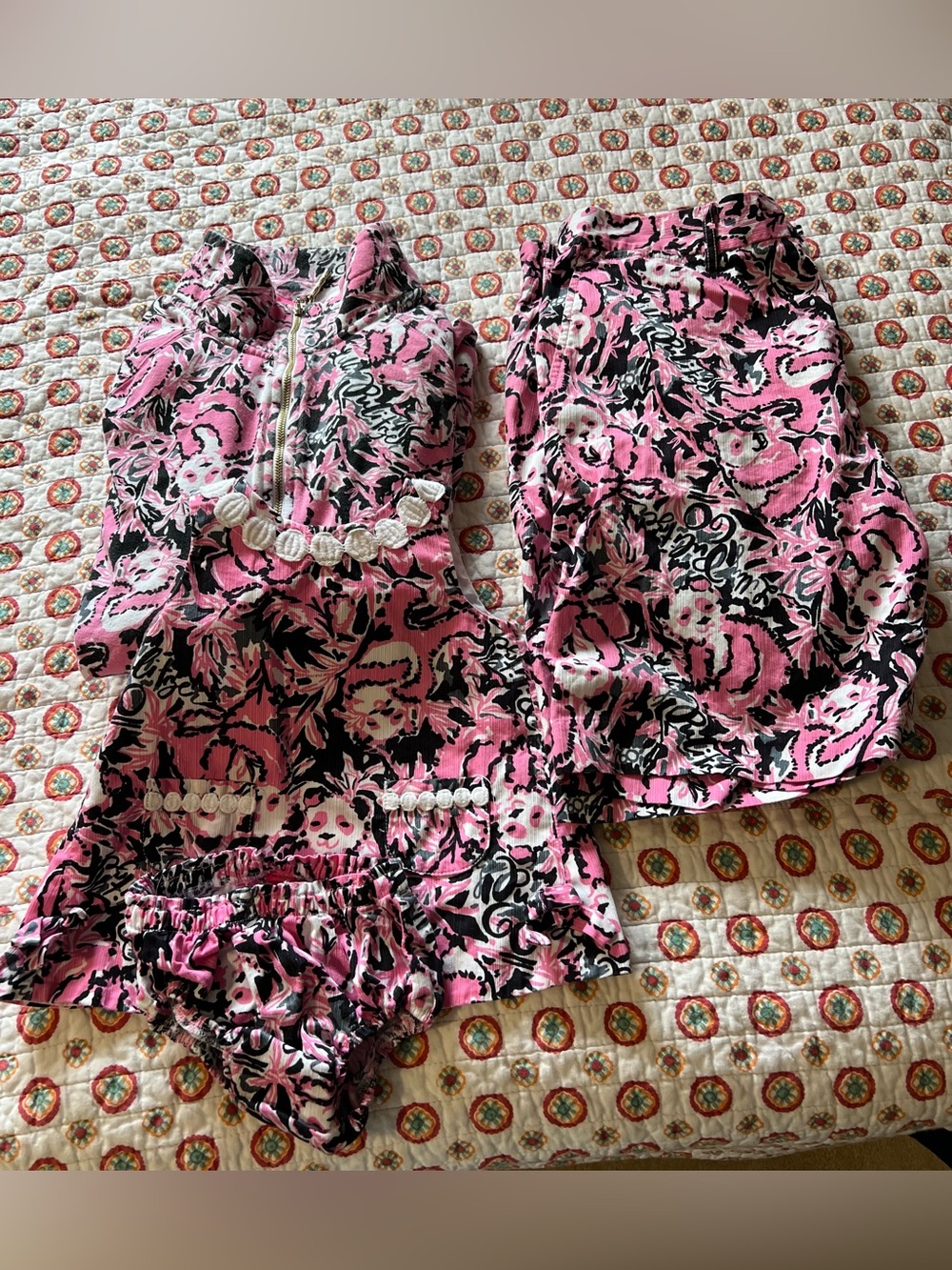 (3) Family Bundle - Lilly Pulitzer Hanging with my Boo set